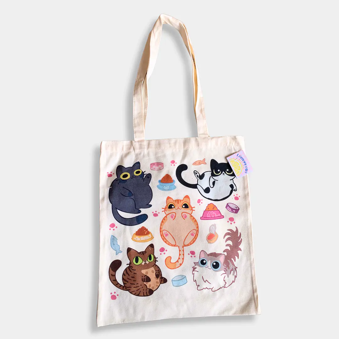 TOTTE BAG GATOS PACHONCITOS 1
