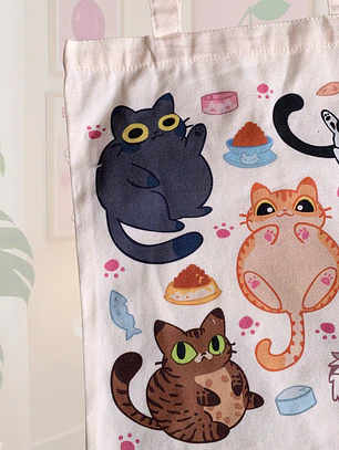TOTTE BAG GATOS PACHONCITOS