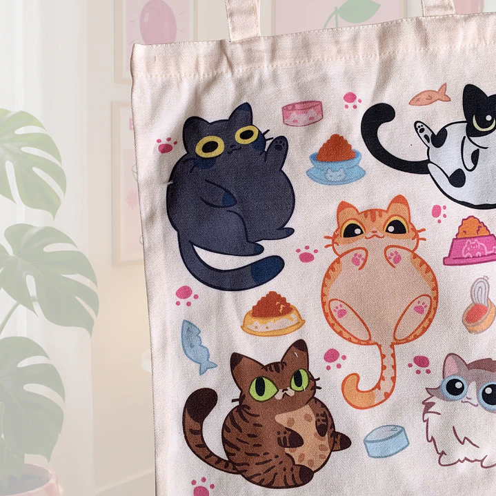 TOTTE BAG GATOS PACHONCITOS 2