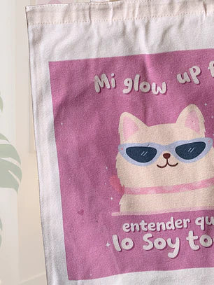 TOTTE BAG GATO MI GLOW UP
