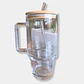 VASO VIDRIO BOMBILLA TAPA BAMBU - Miniatura 1