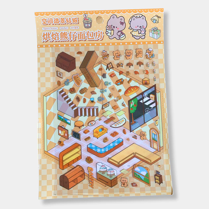 STICKER ARMADO CASA DIY VIRAL AMARILLO 1