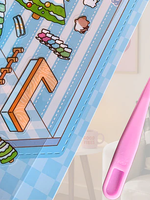 STICKER ARMADO CASA DIY VIRAL CELESTE