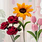 FLOR DIY LIMPIAPIPAS ROJO - Miniatura 2
