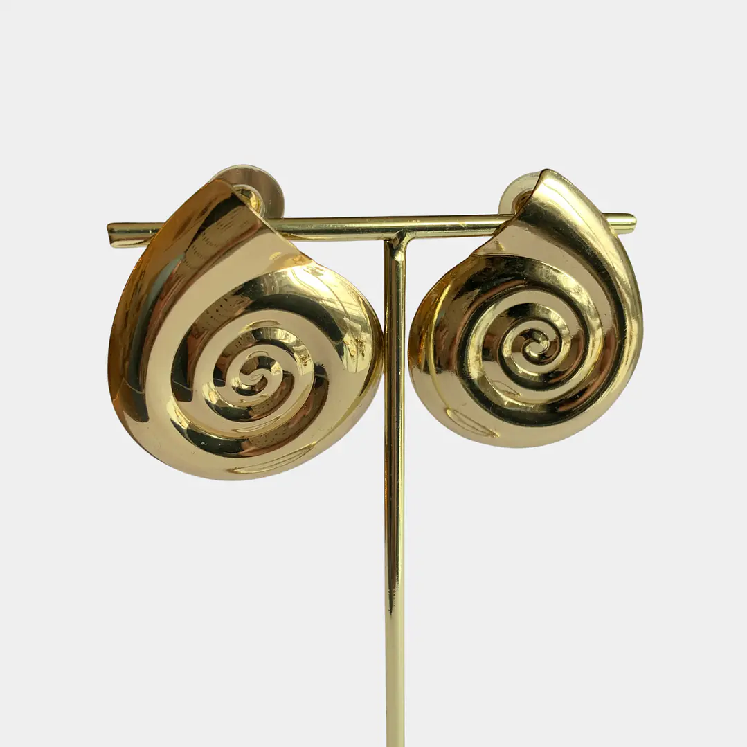 AROS CARACOL GRANDE DORADO 1