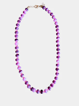 COLLAR CUENCAS MORADO Y ROSADO 
