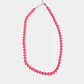 COLLAR FUCSIA Y MOSTACILLAS DORADAS - Miniatura 1