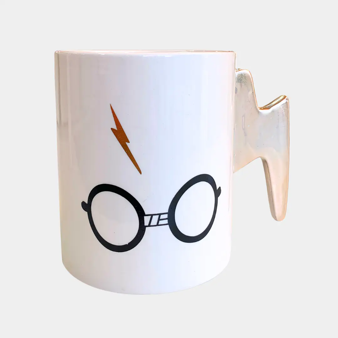 TAZON HARRY POTTER AZA RAYO DORADO CERAMICA 1