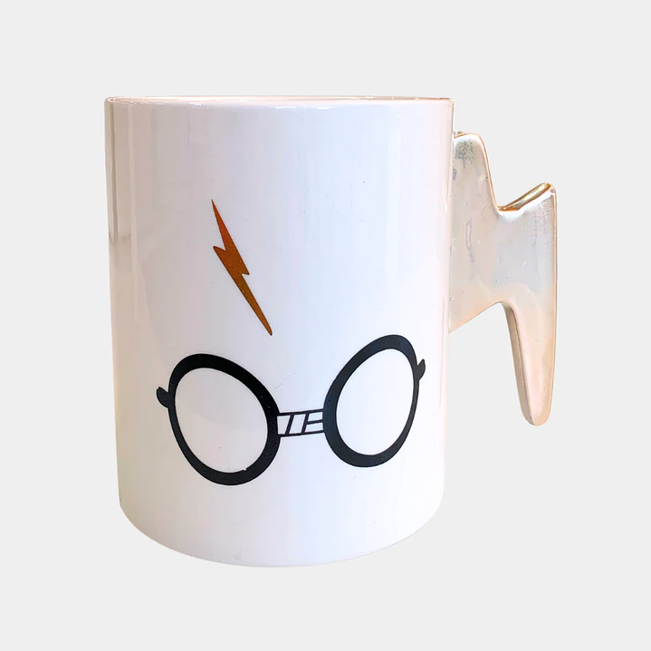 TAZON HARRY POTTER AZA RAYO DORADO CERAMICA 1