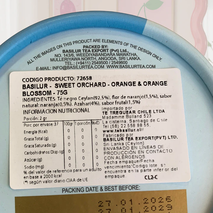 TÉ SWEET ORCHARD ORANGE  4