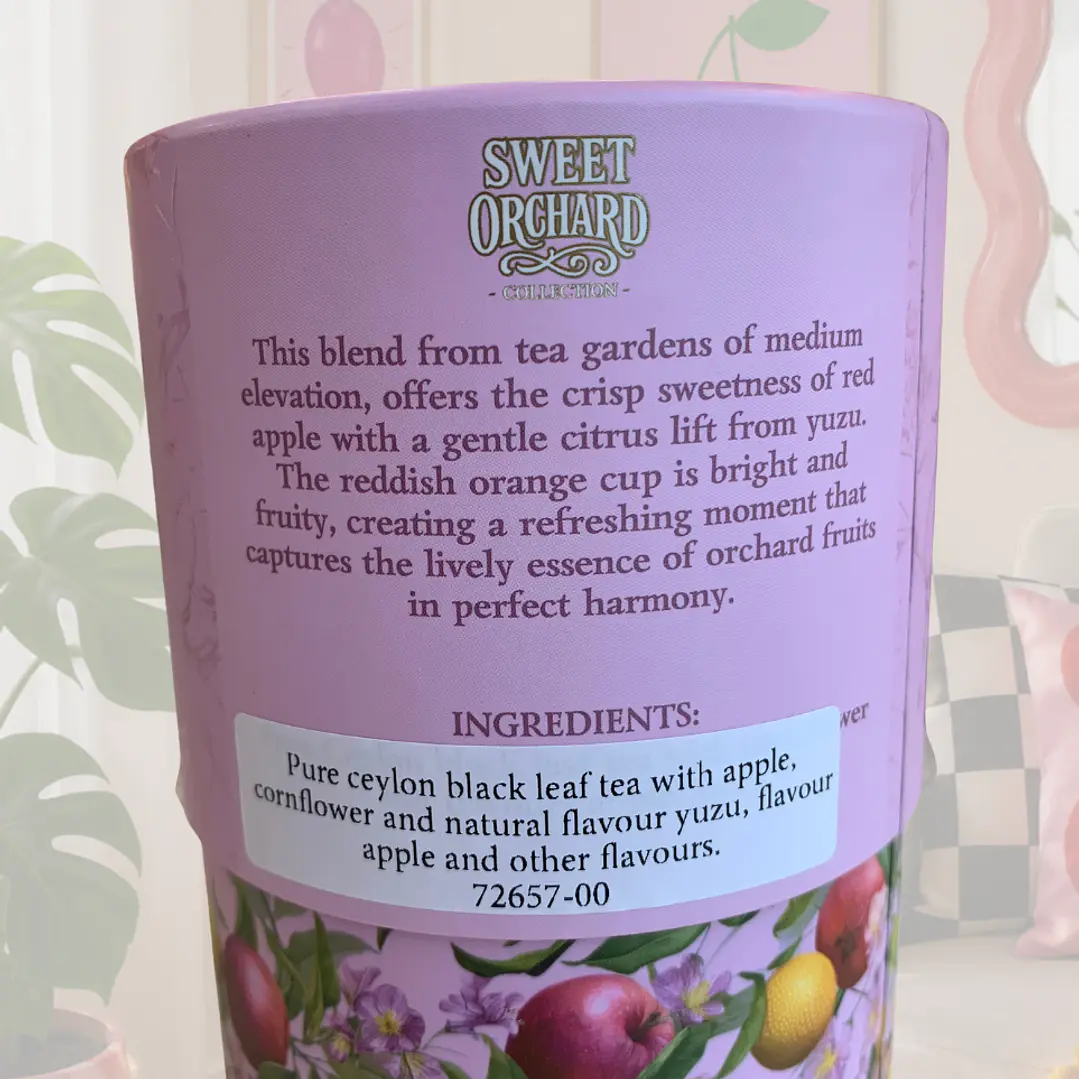 TÉ SWEET ORCHARD RED APPLE Y YUZU 2