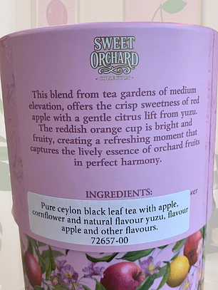 TÉ SWEET ORCHARD RED APPLE Y YUZU