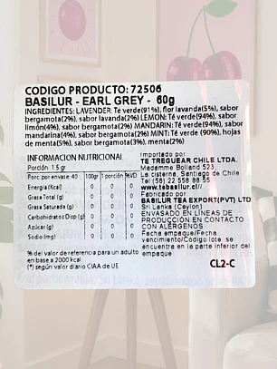 TÉ EARL GREY 