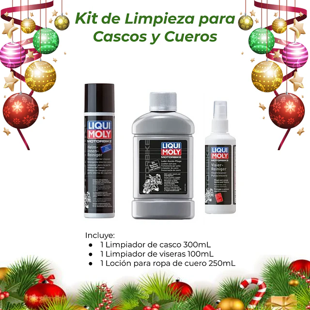 Kit de Limpieza para Cascos y Cueros