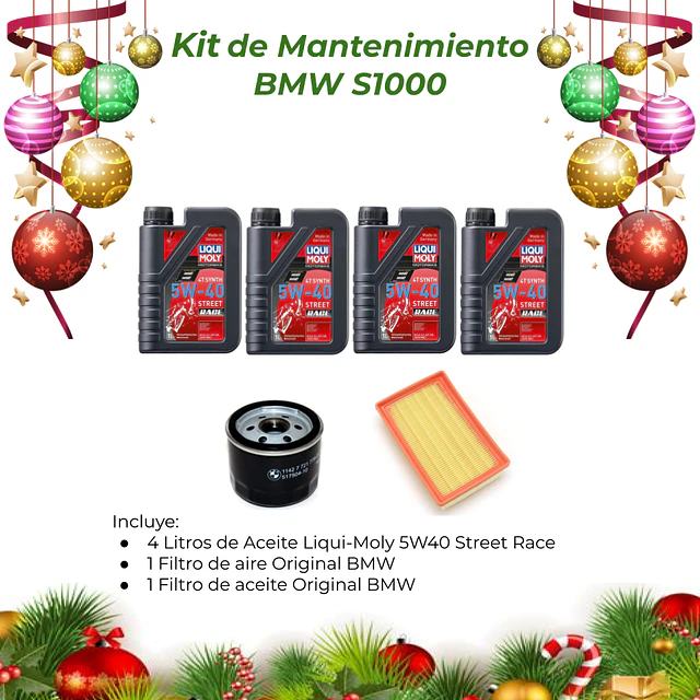 Kit de Mantenimiento BMW S1000R / S1000RR / S1000XR / M1000RR