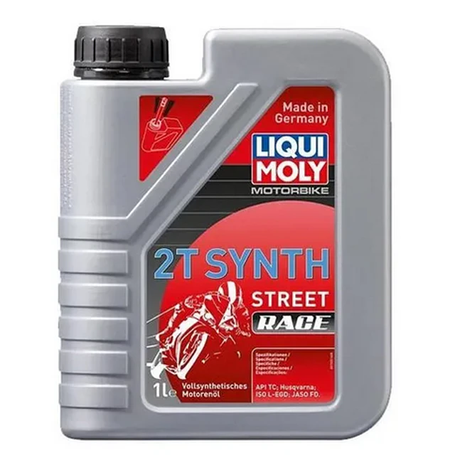 Aceite Sintético Liqui Moly 2T para moto Motorbike 2T Synth street RACE 1L