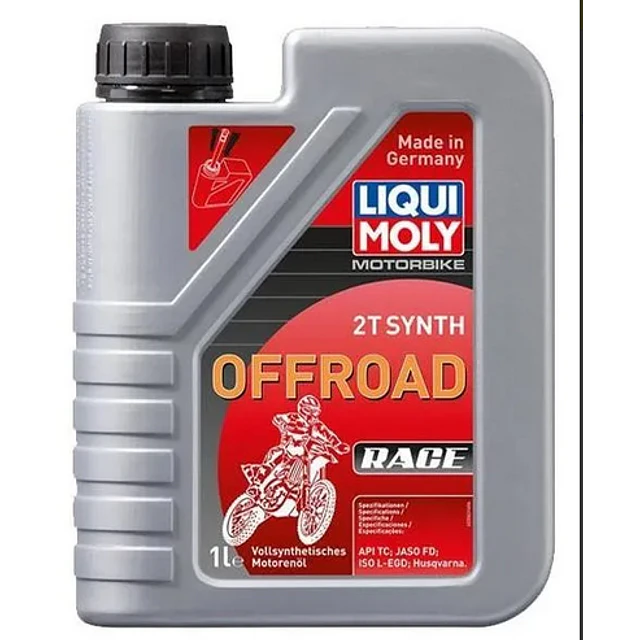 Aceite Sintético Liqui Moly 2T para moto Motorbike 2T Synth offroad Race 1L