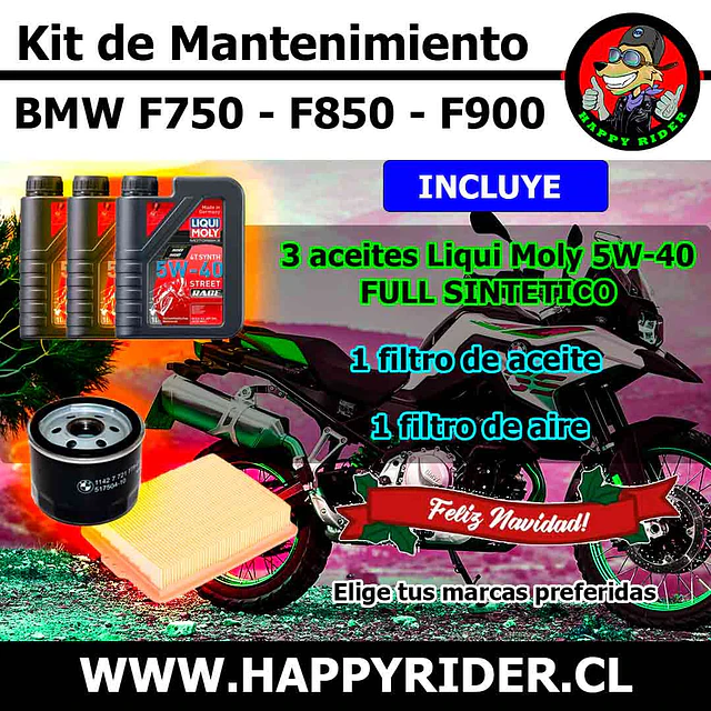 Kit de Mantenimiento BMW F750 / F850/ F900