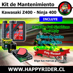 Z400 - Ninja 400 Kit de Mantenimiento