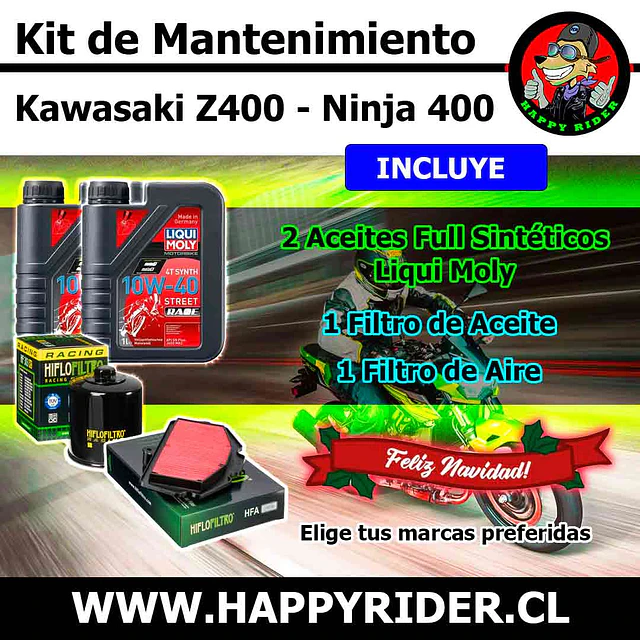 Z400 - Ninja 400 Kit de Mantenimiento