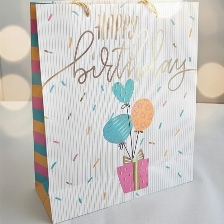 Bolsa Mediana para Regalo Cumpleaños Varios Diseños 3