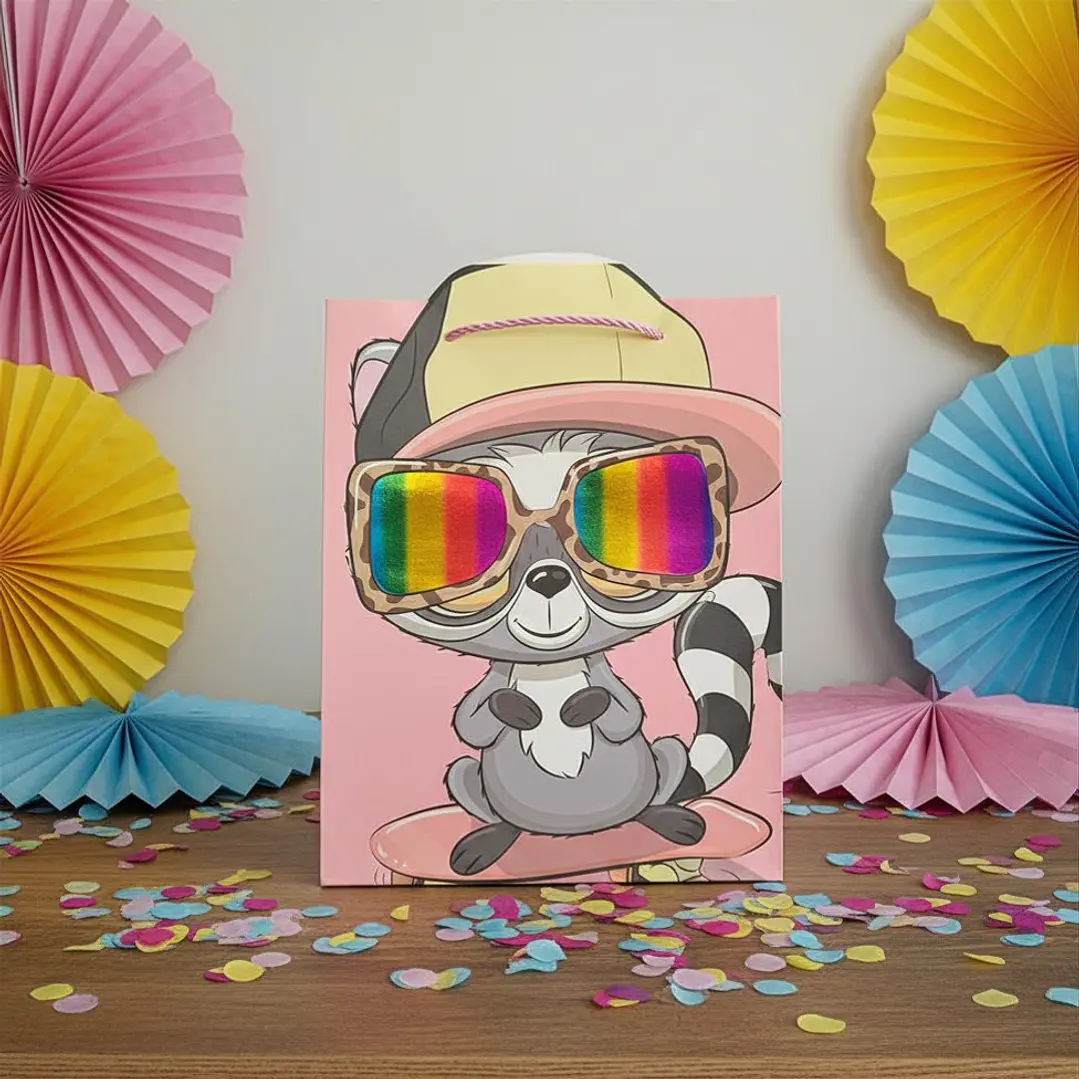 Bolsa Mediana para Regalo Animales Estilosos 2