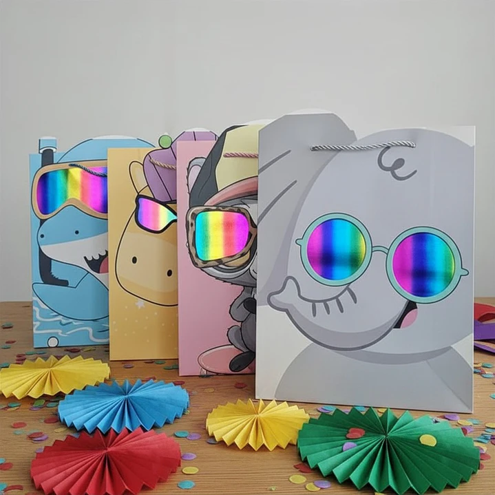 Bolsa Mediana para Regalo Animales Estilosos 1