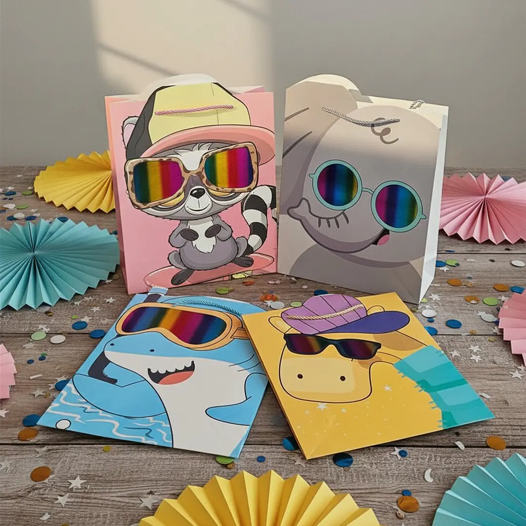 Bolsa Mediana para Regalo Animales Estilosos 6