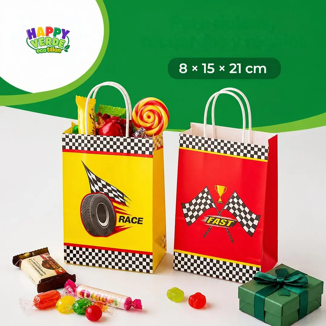 Bolsas de Papel con Diseños 21x15x8cm 4