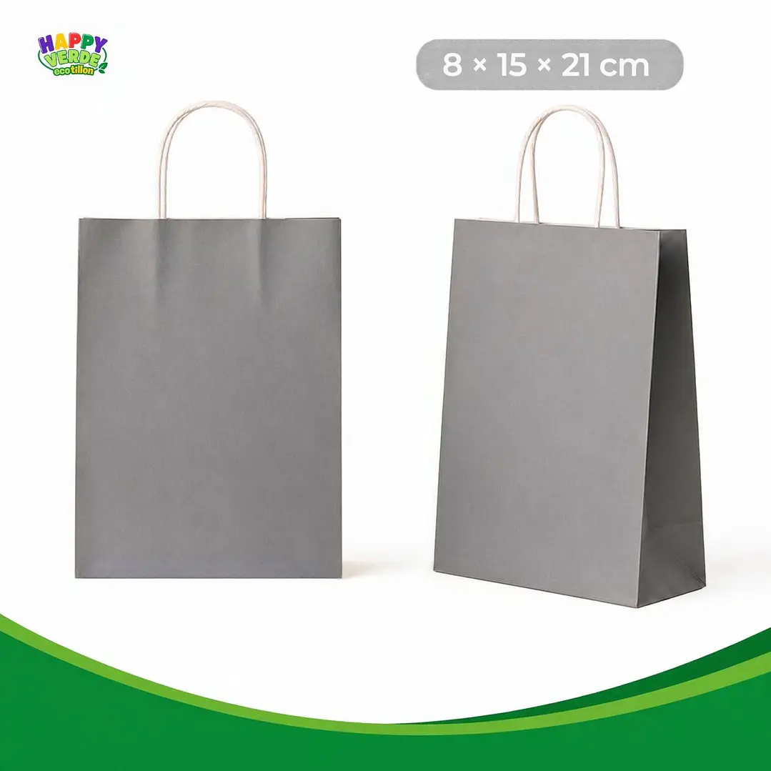 Bolsa Pequeña de Papel 16x22x8cm Varios Colores 11