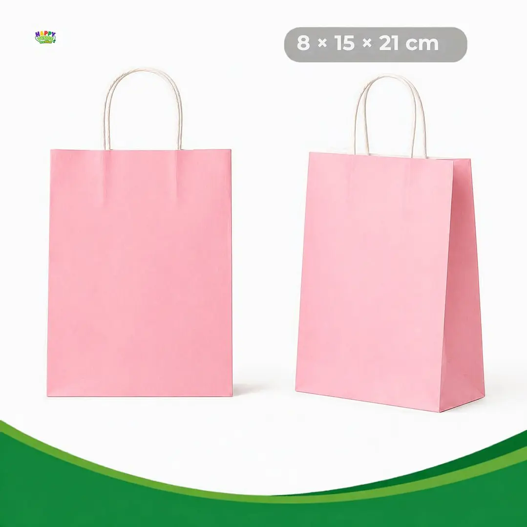 Bolsa Pequeña de Papel 16x22x8cm Varios Colores 16