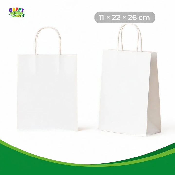 Bolsa Mediana de Papel 22x26x11cm Varios Colores 8