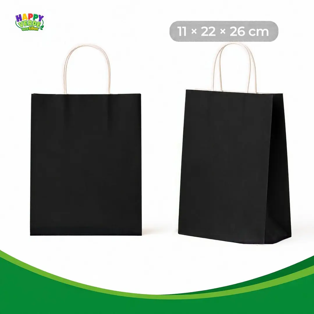 Bolsa Mediana de Papel 22x26x11cm Varios Colores 15