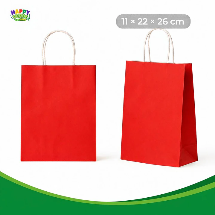 Bolsa Mediana de Papel 22x26x11cm Varios Colores 17