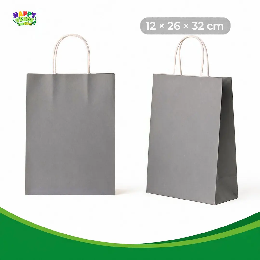 Bolsa Grande de Papel 26x32x12cm Varios Colores 5