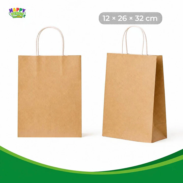 Bolsa Grande de Papel 26x32x12cm Varios Colores 7