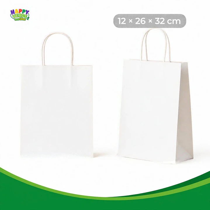 Bolsa Grande de Papel 26x32x12cm Varios Colores 11