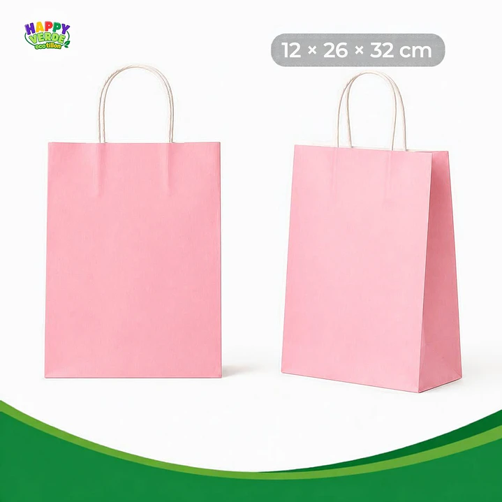 Bolsa Grande de Papel 26x32x12cm Varios Colores 16