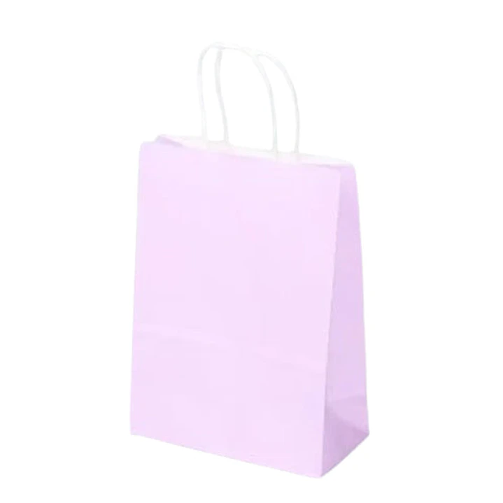 Bolsa Mediana de Papel 22x26x10cm Colores Pastel 3