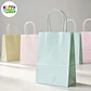 Bolsa Mediana de Papel 22x26x10cm Colores Pastel - Miniatura 2