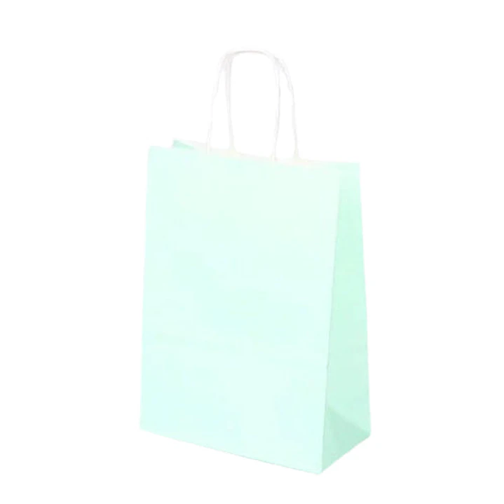 Bolsa Grande de Papel 26x33x12cm Colores Pastel 6