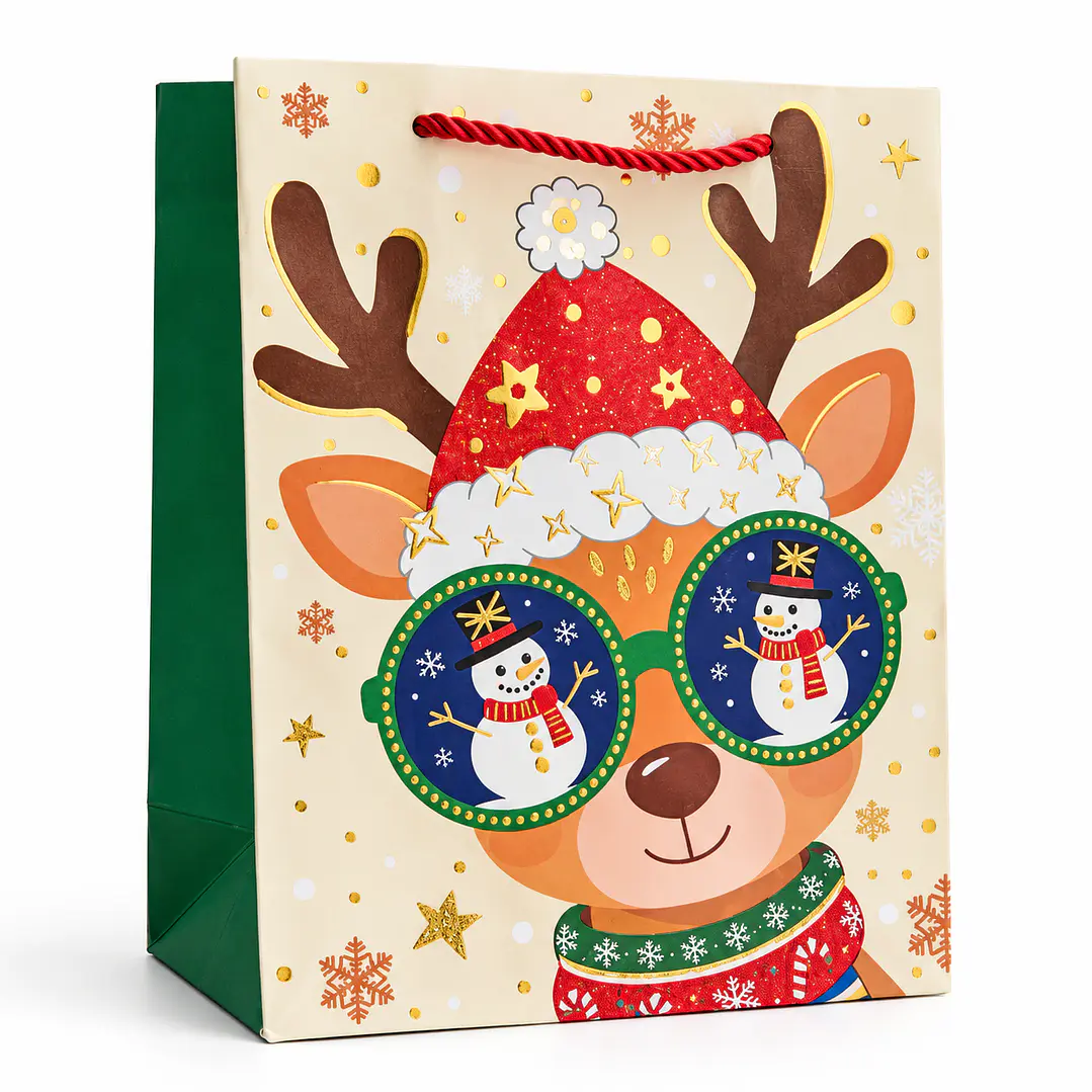 Bolsa Mediana Navidad Personajes Divertidos 4