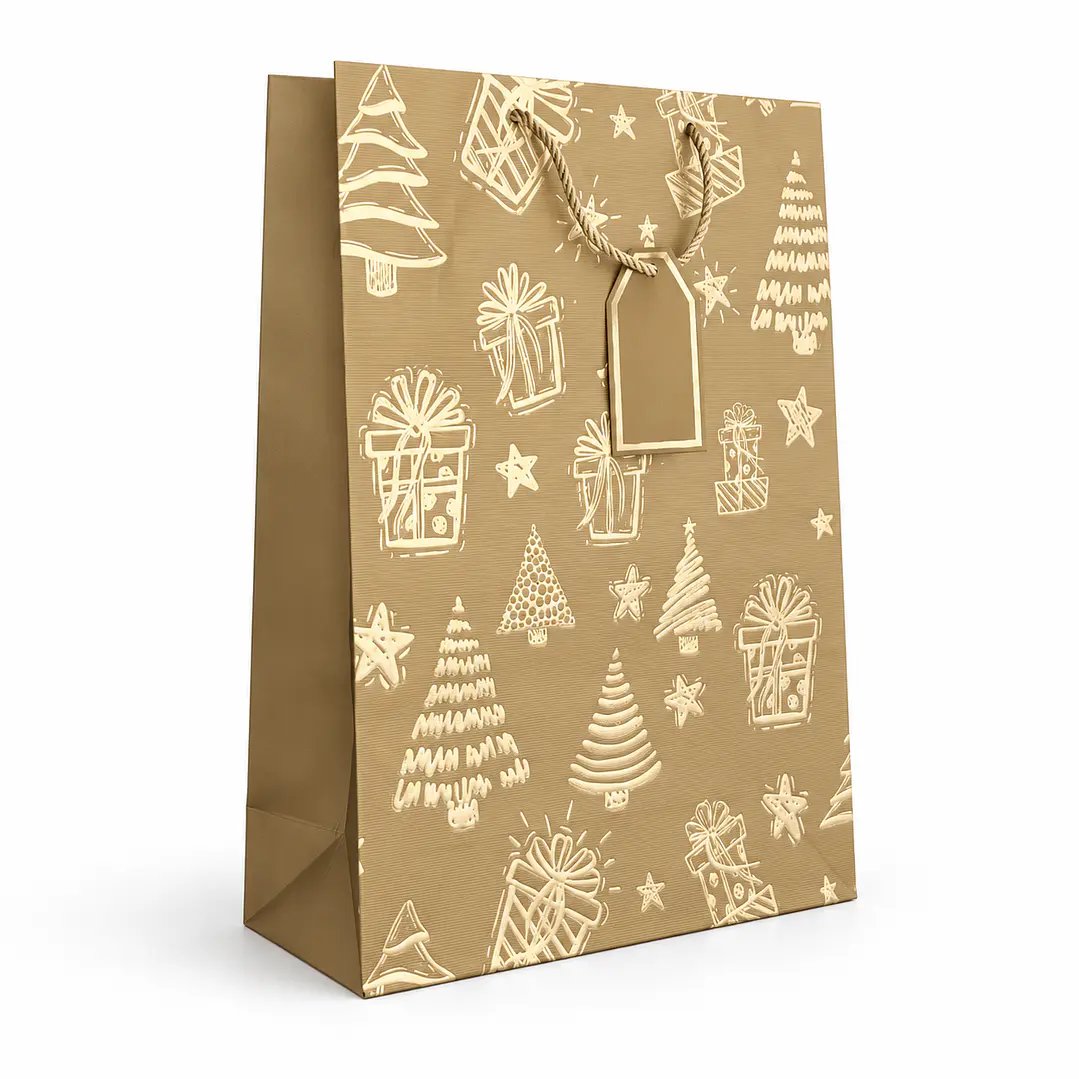 Bolsa Elegante Mediana Navidad 2