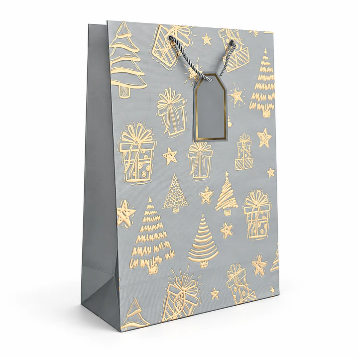 Bolsa Elegante Mediana Navidad 3