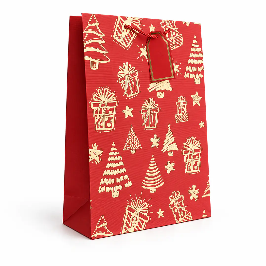 Bolsa Elegante Mediana Navidad 4