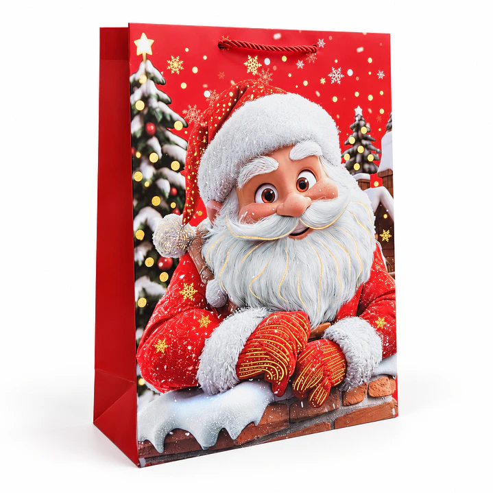 Bolsa Grande Navidad Viejito Pascuero 1