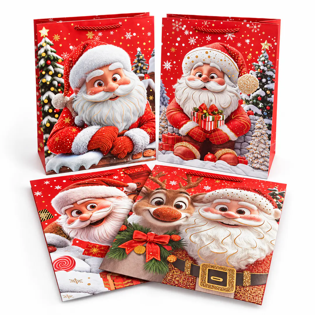 Bolsa Grande Navidad Viejito Pascuero 4
