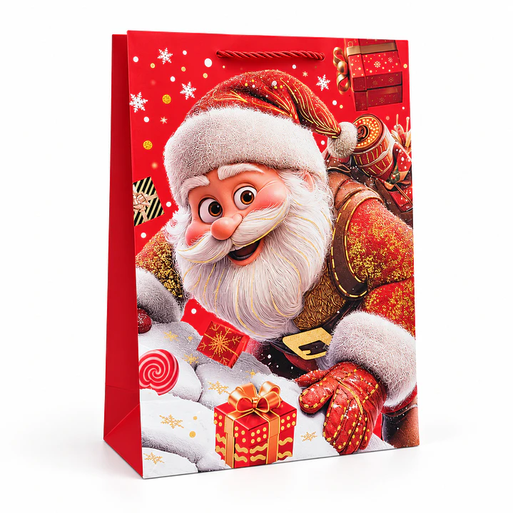 Bolsa Grande Navidad Viejito Pascuero 5