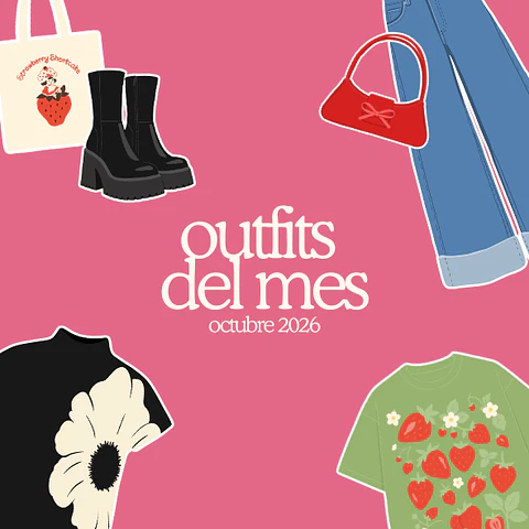 outfits del mes | octubre 2026 - set de stickers