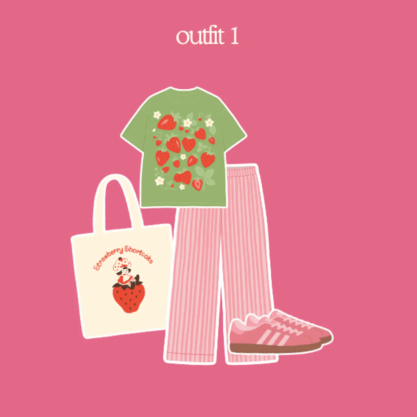 outfits del mes | octubre 2026 - set de stickers 2